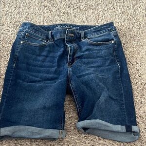 White House Black Market Blue Jean Shorts